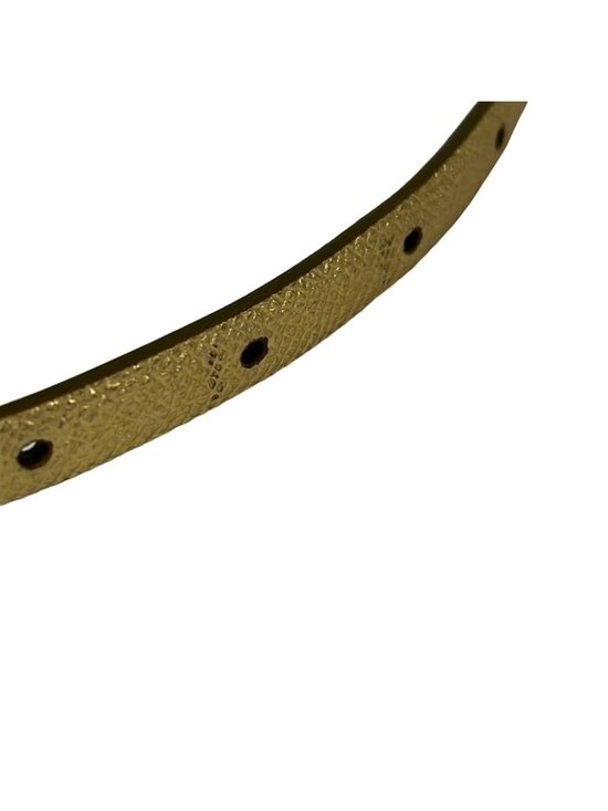 Dolce & Gabbana Belt S Gold Ivory Chain Leather main image 7